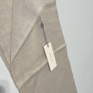 Leon Max Boho Beige Thin Striped Scarf for Styling